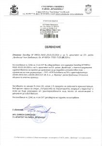 Обявление с изх.№ РВР24-ТП00-7-1 от 21.03.2024 г.