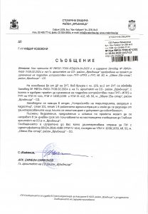 Съобщение РВР22-ТП00-67-33 от 19.04.2024 г.