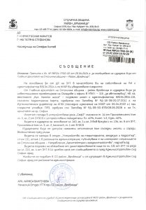 Съобщение с изх. № РВР24-ГР00-55-8 от 24.07.2024 г.